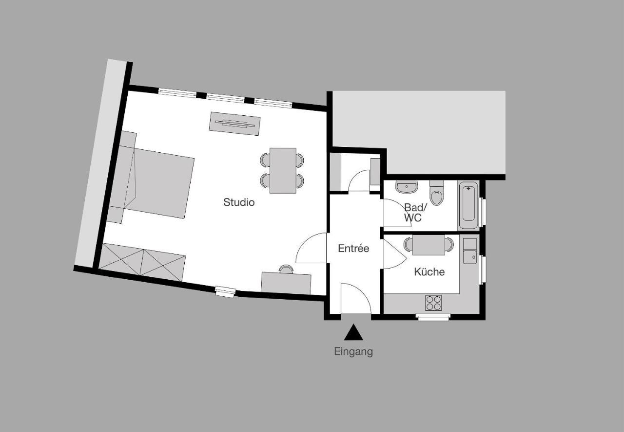 City Stay Furnished Apartments - Fasenstaubstrasse Schaffhausen Dış mekan fotoğraf